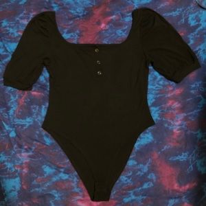 Square neck bodysuit
